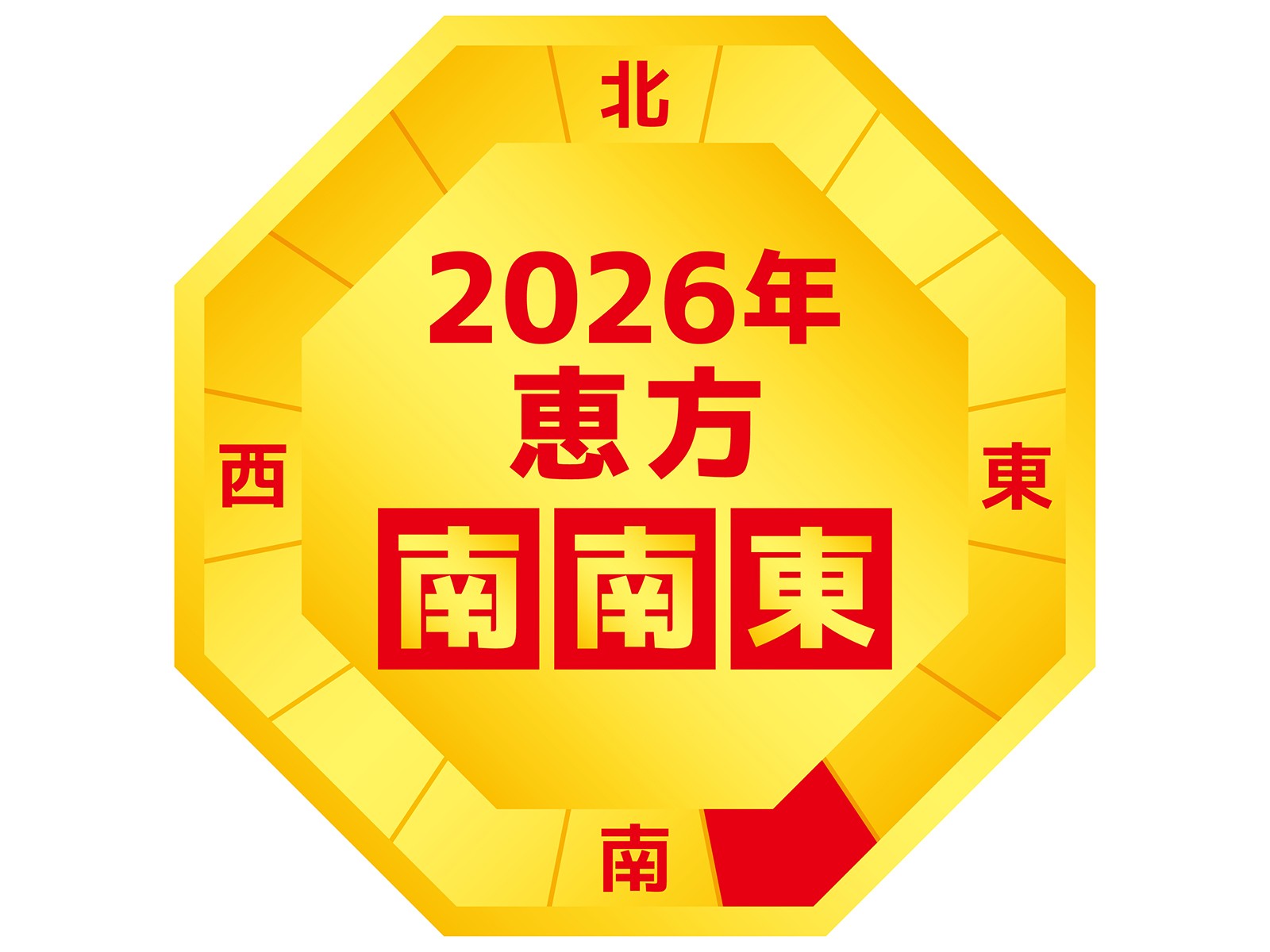 ２０２６年　恵方
